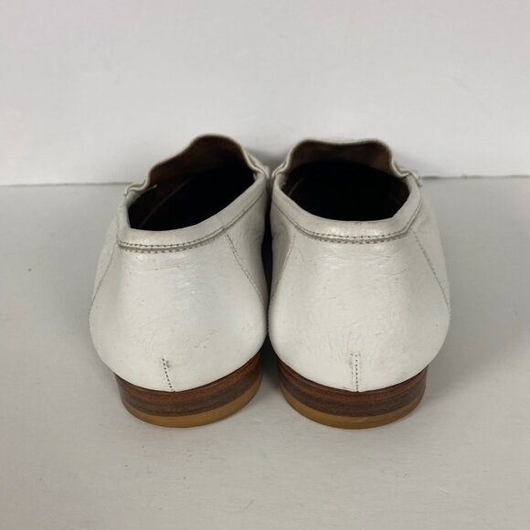 Florsheim Royal Imperial Loafers Slip On Shoes Mens 9.5 D White Leather 75404 - Picture 9 of 14